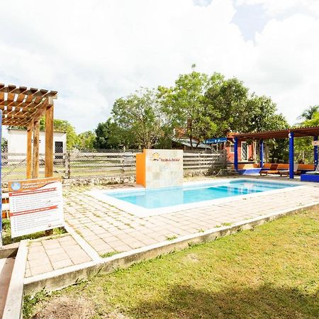 Hotel Hacienda Bacalar Bagian luar foto