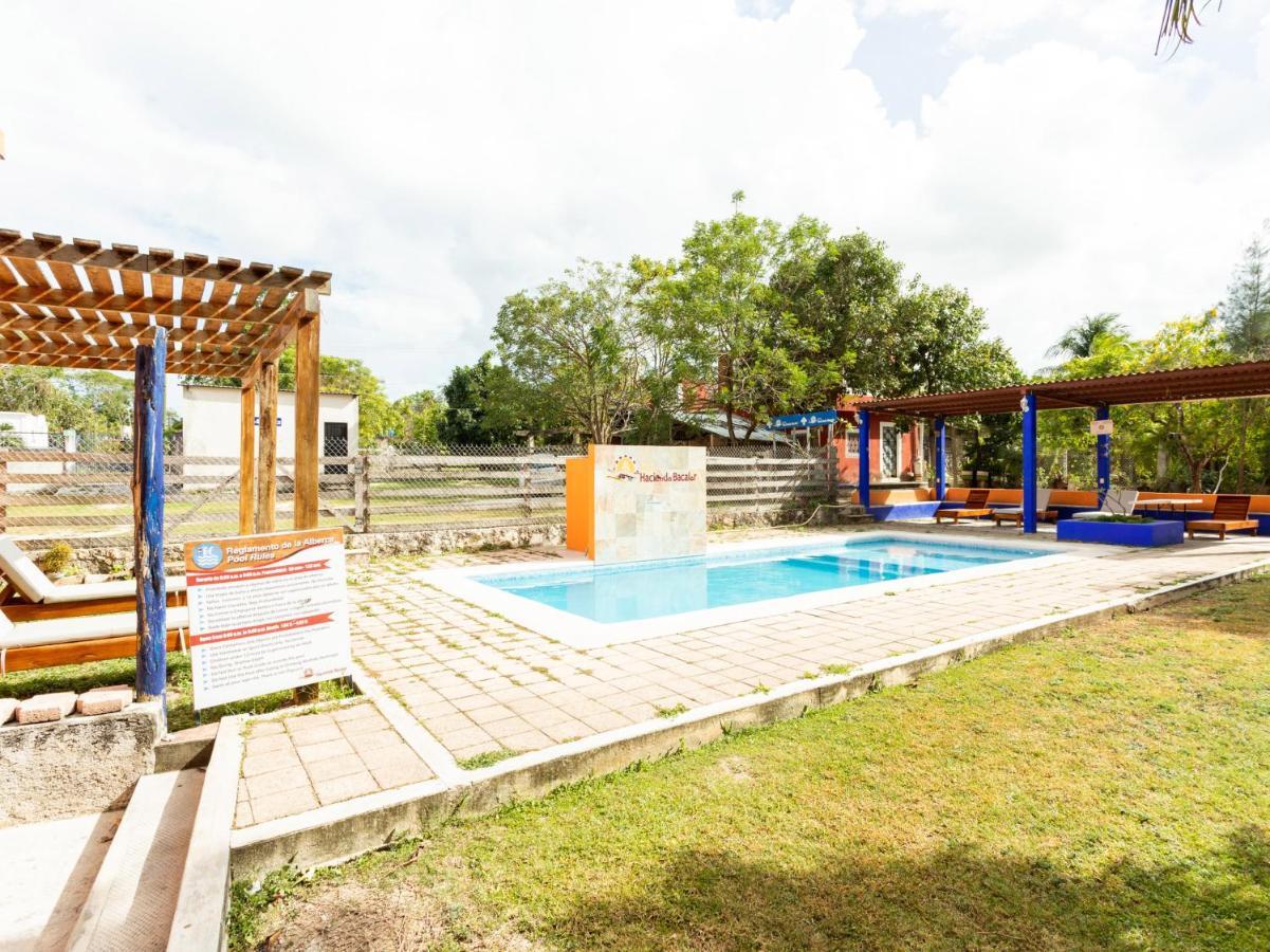 Hotel Hacienda Bacalar Bagian luar foto